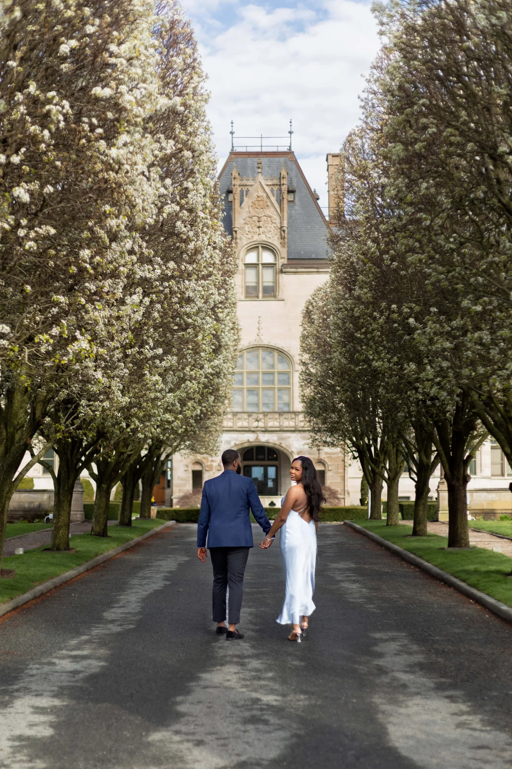 Elegant Engagement Session at Ochre Court